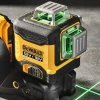 3-wiązkowy zielony laser samopoziomujący 360° DeWalt DCE089NG18 18/12V XR - bez akumulatora i ładowarki  